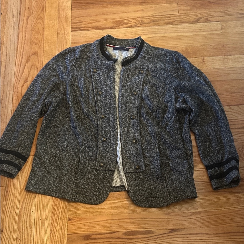 Tommy Hilfiger Navy, Red & White Knit Sweater
